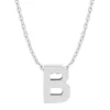 Diamond Point Letter Hangers|Losse Hangers<Witgouden hanger B, Alphabet