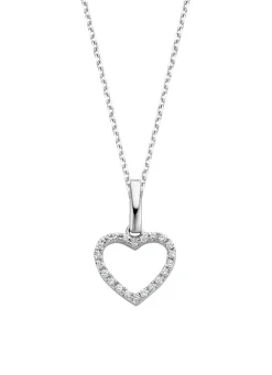 Diamond Point Losse Hangers|Witgouden Bruidssieraden<Witgouden hanger, 0.06 ct diamant, Dreamer