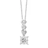 Diamond Point Losse Hangers|Witgouden Bruidssieraden<Witgouden hanger, 0.57 ct diamant, Fourever