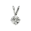Diamond Point Solitair C|Solitair Classic<Witgouden hanger, 0.30 ct diamant, Groeibriljant