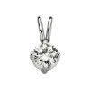 Diamond Point Solitair C|Solitair Classic<Witgouden hanger, 0.27 ct diamant, Groeibriljant