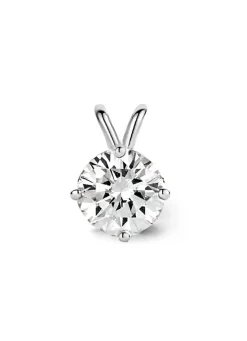 Diamond Point Solitair C|Solitair Classic<Witgouden hanger, 0.52 ct diamant, Groeibriljant