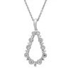 Diamond Point Losse Hangers|Witgouden Bruidssieraden<Witgouden hanger, 0.33 ct diamant, Since 1904