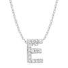 Diamond Point Letter Hangers|Losse Hangers<Witgouden hanger E, 0.05 ct diamant, Alphabet