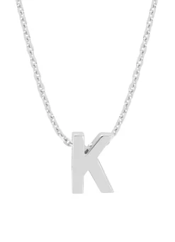 Diamond Point Letter Hangers|Losse Hangers<Witgouden hanger K, Alphabet