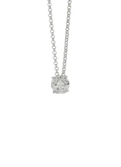 Diamond Point Witgouden Colliers|Diamanten Colliers<Witgouden hanger met collier, 0.14 ct diamant, Enchanted