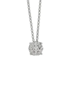 Diamond Point Witgouden Colliers|Diamanten Colliers<Witgouden hanger met collier, 0.29 ct diamant, Enchanted