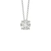 Diamond Point Witgouden Colliers|Diamanten Colliers<Witgouden hanger, met collier 0.37 ct diamant, Enchanted