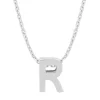 Diamond Point Letter Hangers|Losse Hangers<Witgouden hanger R, Alphabet