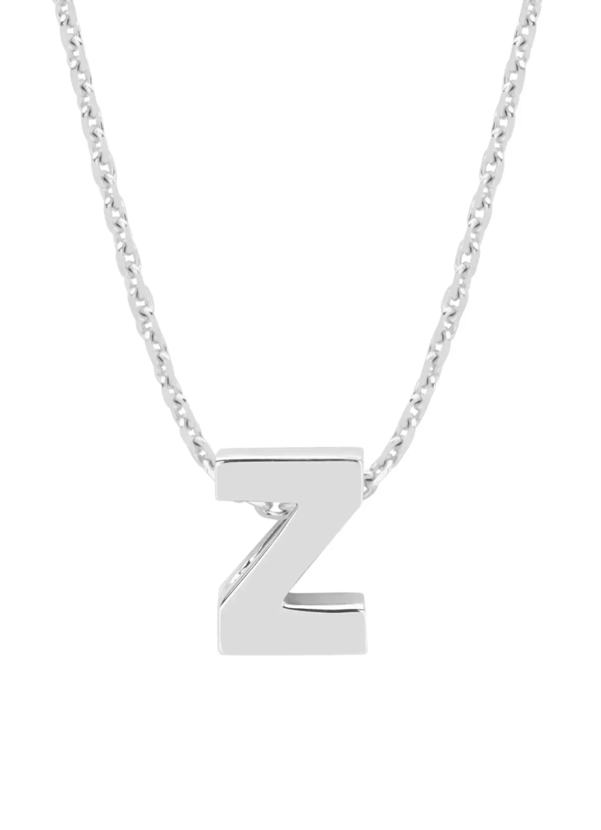 Diamond Point Letter Hangers|Losse Hangers<Witgouden hanger Z, Alphabet