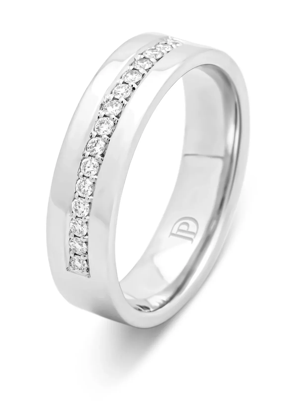 Diamond Point Witgouden Ringen|Diamanten Ringen<Witgouden 18 kt trouwring, Wedding