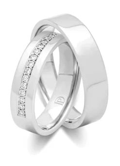 Diamond Point Witgouden Ringen|Witgouden Trouwringen<Witgouden 18 kt trouwring, Wedding
