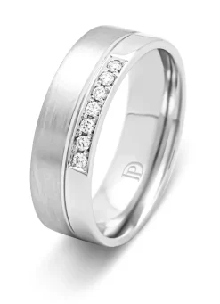 Diamond Point Witgouden Ringen|Diamanten Ringen<Witgouden 18 kt trouwring, Wedding