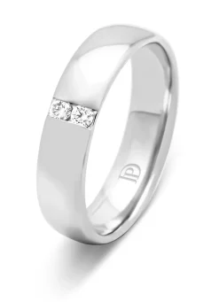 Diamond Point Witgouden Ringen|Diamanten Ringen<Witgouden 18 kt trouwring, Wedding