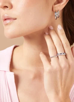 Diamond Point Witgouden Oorsieraden|Oorringen<Witgouden oorringen Timeless Treasures L