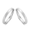 Diamond Point Witgouden Oorsieraden|Oorringen<Witgouden oorringen Timeless Treasures S