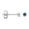Diamond Point Witgouden Oorsieraden|Oorsieraden Met Kleurstenen<Witgouden oorsieraden, 0.10 ct blauwe saffier, Joy