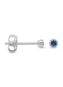 Diamond Point Witgouden Oorsieraden|Oorsieraden Met Kleurstenen<Witgouden oorsieraden, 0.10 ct blauwe saffier, Joy