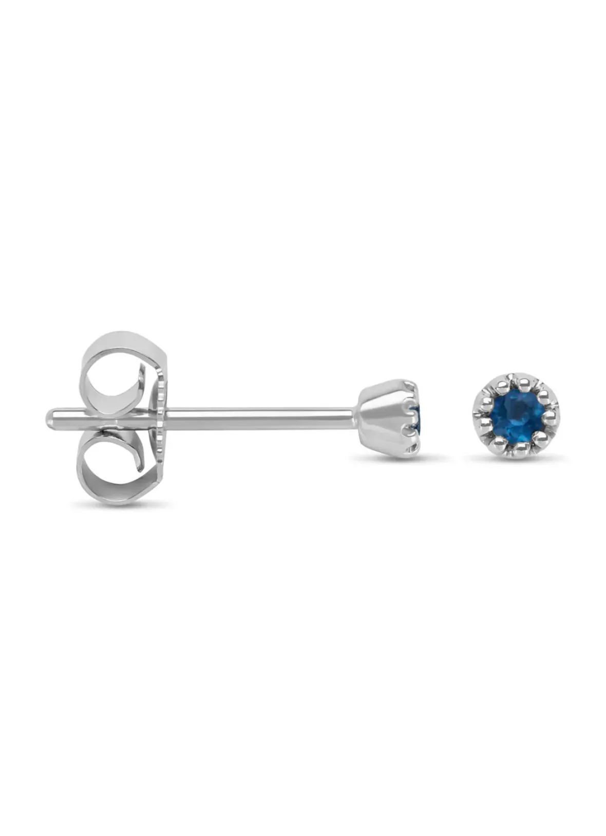 Diamond Point Witgouden Oorsieraden|Oorsieraden Met Kleurstenen<Witgouden oorsieraden, 0.10 ct blauwe saffier, Joy