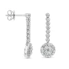 Diamond Point Witgouden Oorsieraden|Diamanten Oorsieraden<Witgouden oorsieraden, 0.67 ct diamant, Caviar