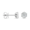 Diamond Point Witgouden Oorsieraden|Diamanten Oorsieraden<Witgouden oorsieraden, 0.52 ct diamant, Caviar
