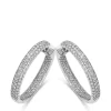 Diamond Point Witgouden Oorsieraden|Diamanten Oorsieraden<Witgouden oorsieraden, 2.79 ct diamant, Caviar