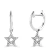 Diamond Point Witgouden Oorsieraden|Diamanten Oorsieraden<Witgouden oorsieraden, 0.09 ct diamant, Dreamer