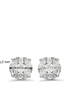 Diamond Point Witgouden Oorsieraden|Diamanten Oorsieraden<Witgouden oorsieraden, 0.55 ct diamant, Enchanted