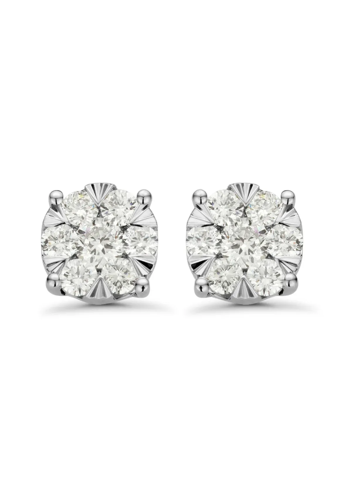 Diamond Point Witgouden Oorsieraden|Diamanten Oorsieraden<Witgouden oorsieraden, 0.45 ct diamant, Enchanted