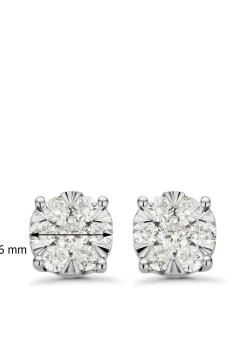 Diamond Point Witgouden Oorsieraden|Diamanten Oorsieraden<Witgouden oorsieraden, 0.45 ct diamant, Enchanted