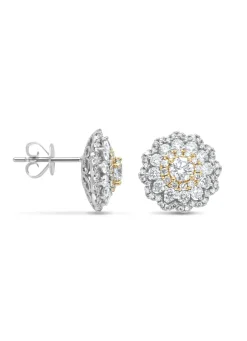 Diamond Point Witgouden Oorsieraden|Diamanten Oorsieraden<Witgouden oorsieraden, 2.18 ct diamant, Gallery