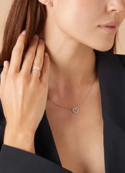 Diamond Point Witgouden Oorsieraden|Diamanten Oorsieraden<Witgouden oorsieraden, 0.36 ct diamant, Hearts & Arrows