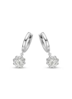 Diamond Point Witgouden Oorsieraden|Diamanten Oorsieraden<Witgouden oorsieraden, 0.36 ct diamant, Hearts & Arrows