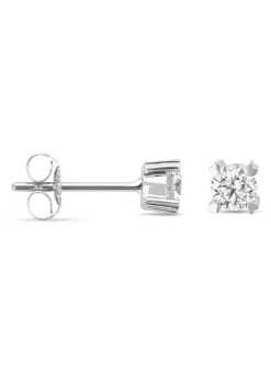 Diamond Point Witgouden Oorsieraden|Diamanten Oorsieraden<Witgouden oorsieraden, 0.60 ct diamant, Hearts & Arrows