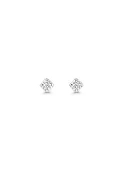Diamond Point Witgouden Oorsieraden|Diamanten Oorsieraden<Witgouden oorsieraden, 0.08 ct diamant, Joy