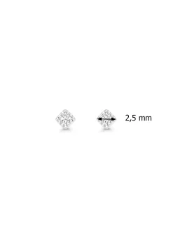 Diamond Point Witgouden Oorsieraden|Diamanten Oorsieraden<Witgouden oorsieraden, 0.08 ct diamant, Joy