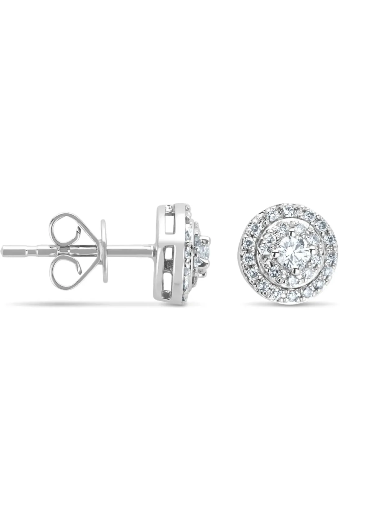 Diamond Point Witgouden Oorsieraden|Diamanten Oorsieraden<Witgouden oorsieraden, 0.28 ct diamant, Petite Romance