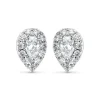 Diamond Point Witgouden Oorsieraden|Diamanten Oorsieraden<Witgouden oorsieraden, 0.28 ct diamant, Petite Romance