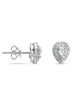 Diamond Point Witgouden Oorsieraden|Diamanten Oorsieraden<Witgouden oorsieraden, 0.36 ct diamant, Petite Romance