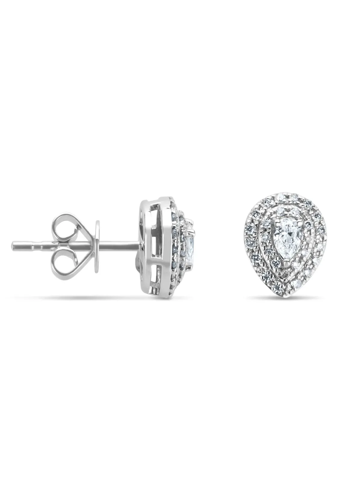Diamond Point Witgouden Oorsieraden|Diamanten Oorsieraden<Witgouden oorsieraden, 0.36 ct diamant, Petite Romance