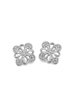 Diamond Point Witgouden Oorsieraden|Diamanten Oorsieraden<Witgouden oorsieraden, 0.14 ct diamant, Since 1904