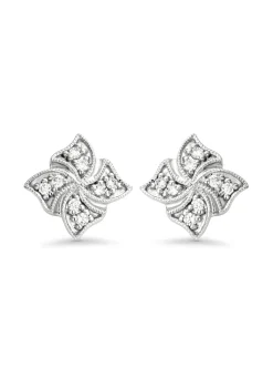 Diamond Point Witgouden Oorsieraden|Diamanten Oorsieraden<Witgouden oorsieraden, 0.17 ct diamant, Since 1904
