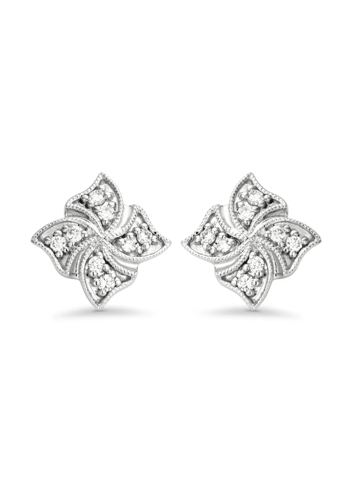 Diamond Point Witgouden Oorsieraden|Diamanten Oorsieraden<Witgouden oorsieraden, 0.17 ct diamant, Since 1904