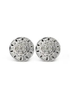 Diamond Point Witgouden Oorsieraden|Fijne Oorsieraden<Witgouden oorsieraden, 0.19 ct diamant, Since 1904