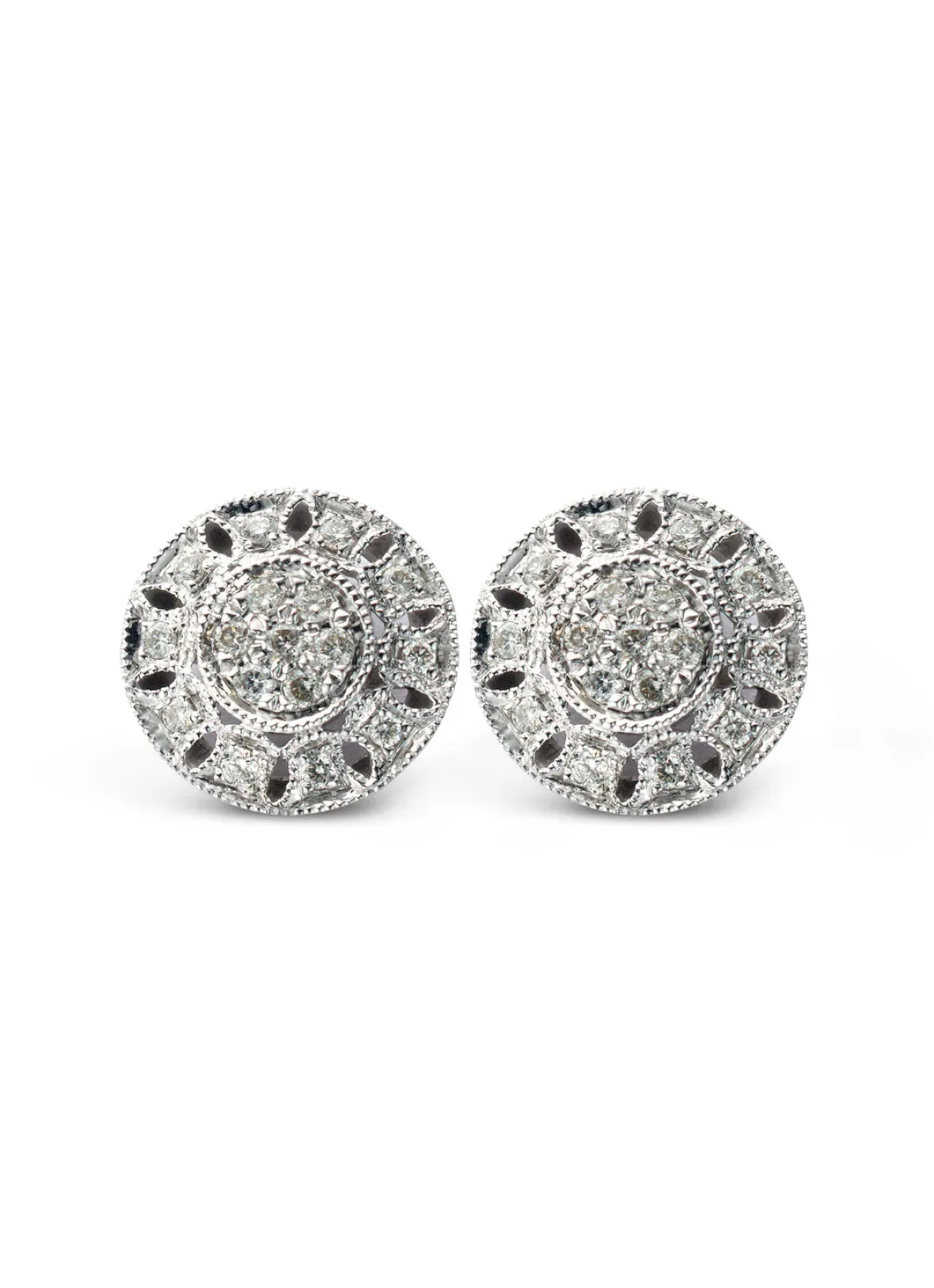 Diamond Point Witgouden Oorsieraden|Fijne Oorsieraden<Witgouden oorsieraden, 0.19 ct diamant, Since 1904