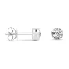 Diamond Point Witgouden Oorsieraden|Oorstekers<Witgouden oorsieraden, 0.10 ct diamant, Solitair