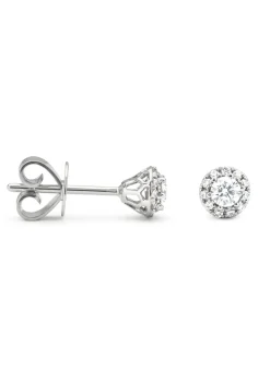 Diamond Point Witgouden Oorsieraden|Diamanten Oorsieraden<Witgouden oorsieraden, 0.30 ct diamant, Starlight
