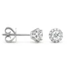 Diamond Point Witgouden Oorsieraden|Diamanten Oorsieraden<Witgouden oorsieraden, 0.55 ct diamant, Starlight