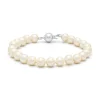 Diamond Point Witgouden Armbanden|Parel Armbanden<Witgouden parelarmband Rivièra