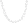 Diamond Point Witgouden Colliers|Parelkettingen<Witgouden parelketting Rivièra